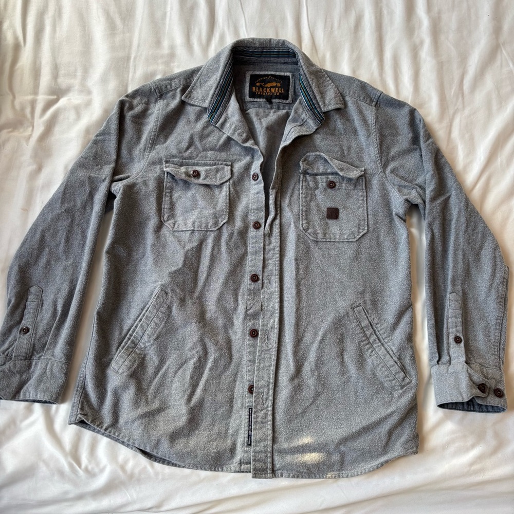 Blackwell Grey Casual Button Down Shirt